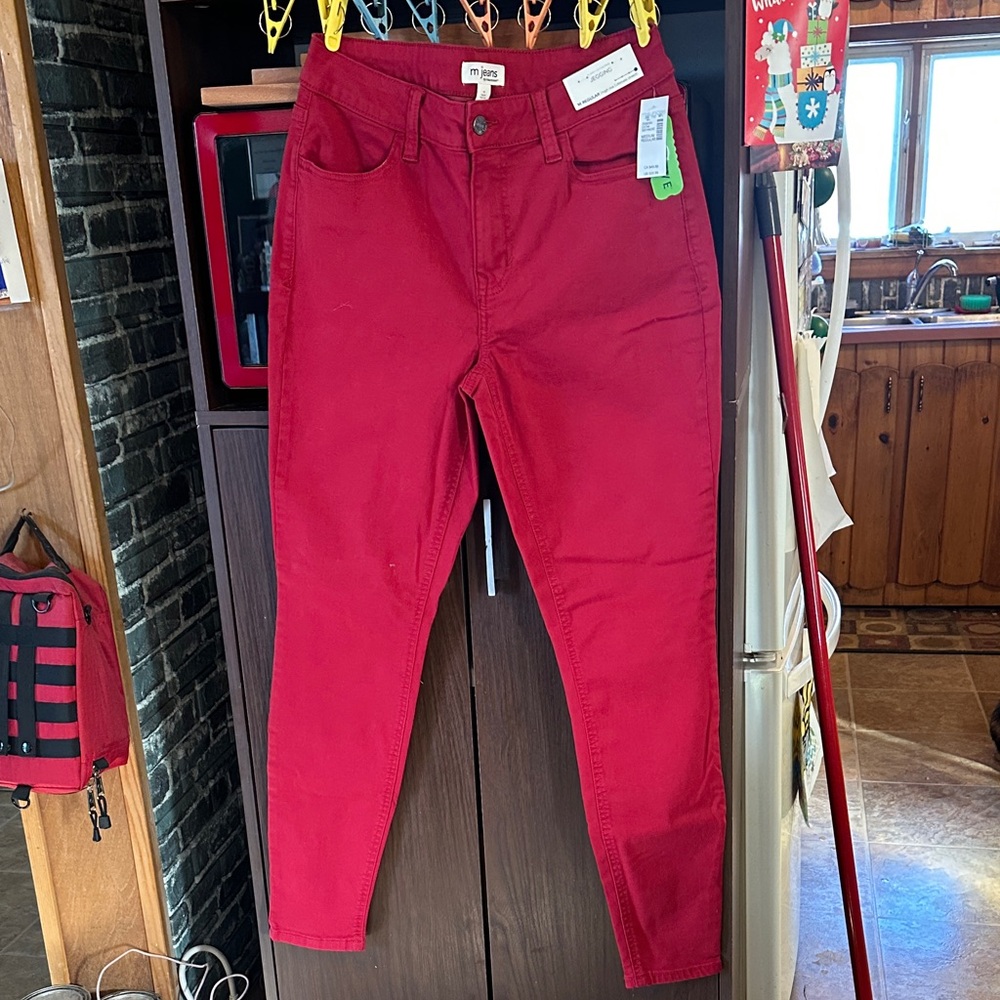NWT Maurice’s M Women's Bold Red Jeggings